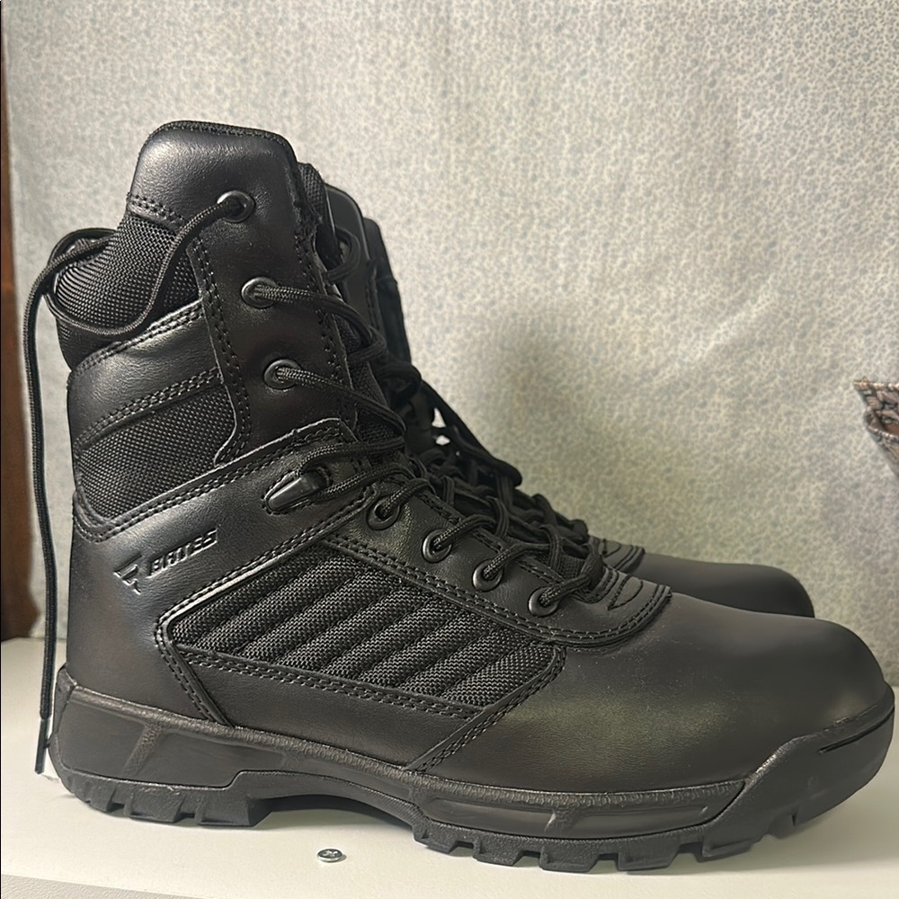 Bates Men's Black Combat Boots